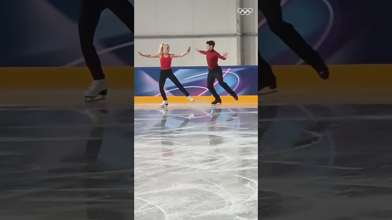 This is how Olympic medalists practice 🥉😮&zwj;💨  #MilanFigureSkating