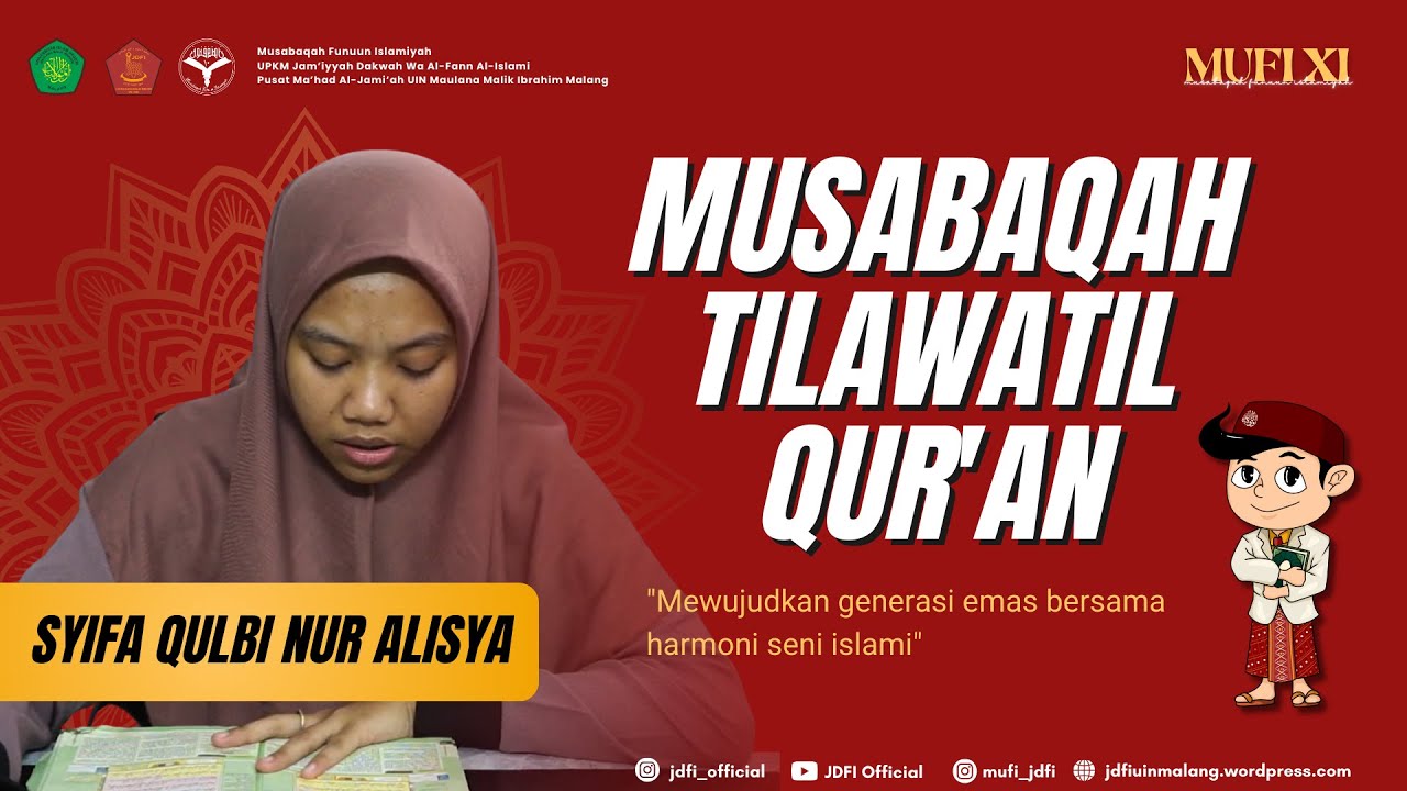 Syifa Qulbi Nur Alisya ll MTQ MUFI XI NASIONAL 2025 - YouTube
