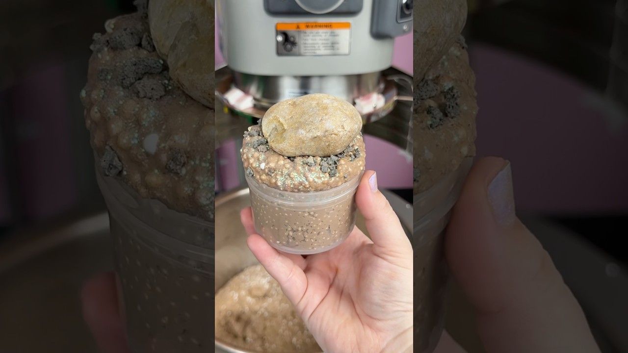 Создаём слайм «Антропологический камень»!