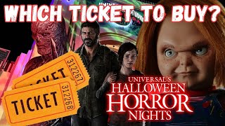 Which HHN 32 Ticket Should You Buy? | Express Pass, Frequent Fear Pass, General Admission, RIP Tour?