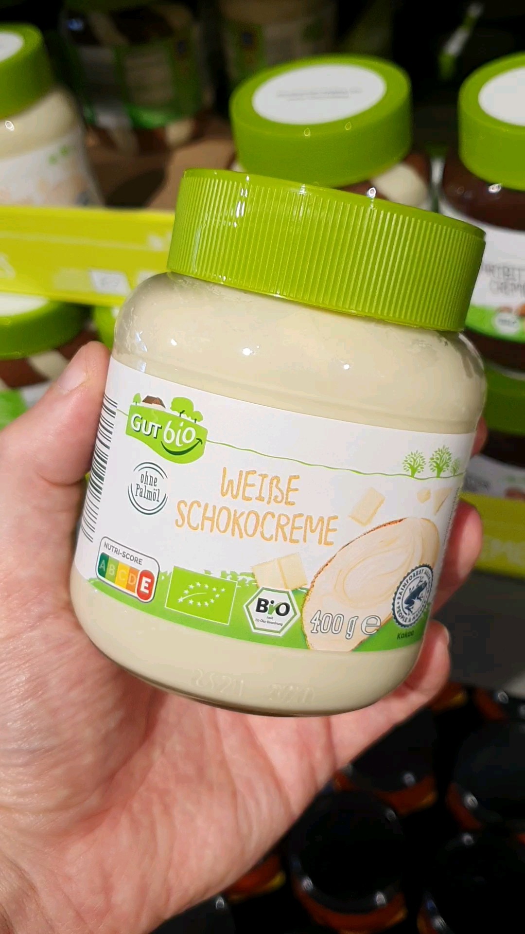 Weiße Schokocreme 🍫 Bio Aufstrich von Aldi #whitechocolate #aufstrich # ...