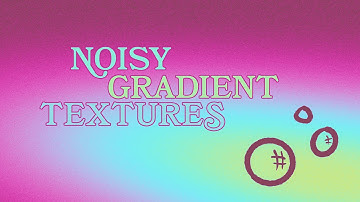 How to create noisy gradient background in adobe photoshop