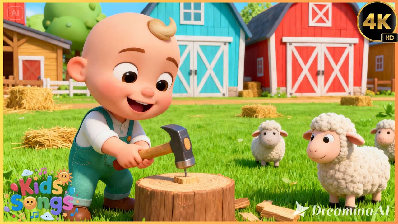 Kids Enjoy Sheep House Song For Kids | KidsTune