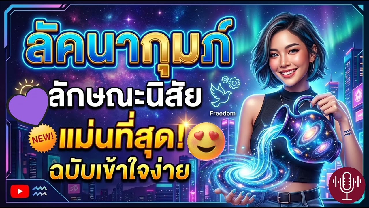 ลัคนากุมภ์ 🌏 ลักษณะนิสัย เเม่นที่สุด! 