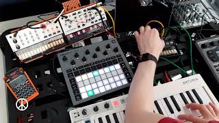 Volca FM and Volca Modular - Minijam with Keystep and Cicuit Rhythm