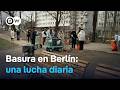 La batalla de Berlín contra la basura en calles y parques