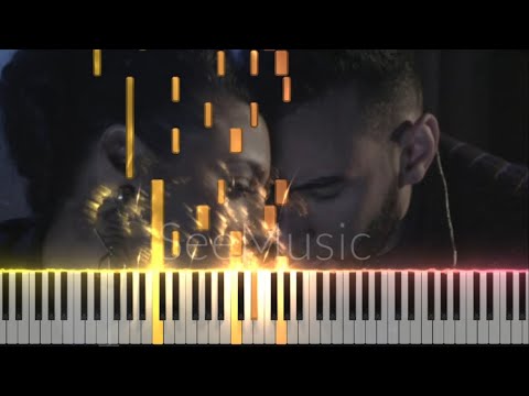 🎹 La Fouine feat Zaho - Ma meilleure (Synthesia Tuto sur pianokad.fr)