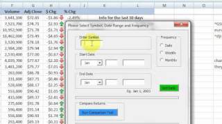 excel back testing tool