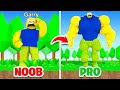 I Became The STRONGEST Noob in Roblox Part 1 Mega Noob Simulator