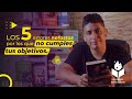 5 Errores fatales que sabotean tus metas (Y cómo superarlos)🛑✋