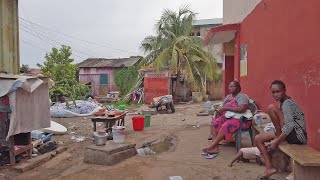 REAL LIFE INSIDE LOCAL COMMUNITY IN GHANA ACCRA.