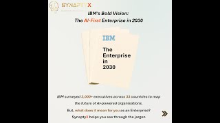 IBM's 2030 AI Report: 79% Believe, Only 24% Know How (The Execution Gap Explained)