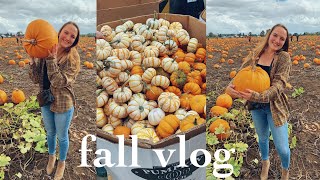 FALL VLOG: pumpkin patch, fall clothing hall, & hiking