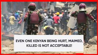 Kinuthia: Even one Kenyan being hurt, maimed, killed is not acceptable!