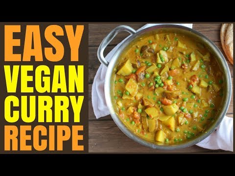 Come fare Vegan Curry / facile e veloce Curry Ricetta