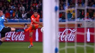 Giovanni VAN BRONCKHORTS long shot Goal Uruguay 2- 3 Netherlands (All the angles)