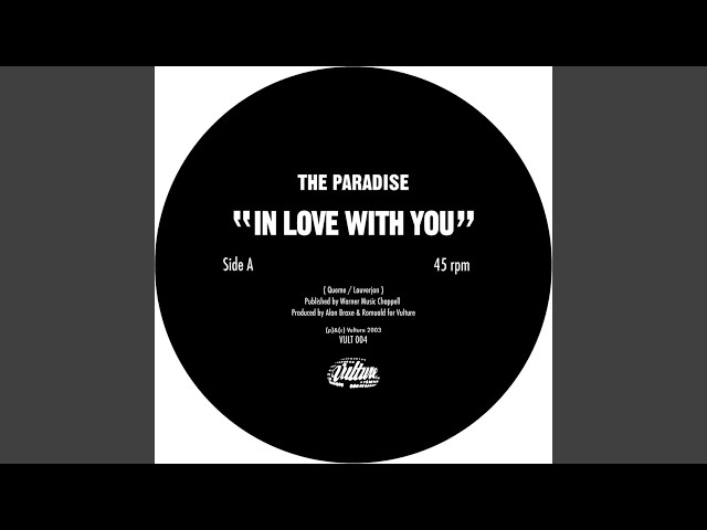 In Love With You - Single - Single by The Paradise | Spotify