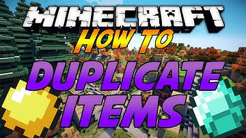 Minecraft: How to Duplicate All Items - 2015 [1.8.8]