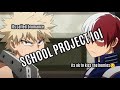 Bakugou caring about todoroki needed this for a school project original in desc