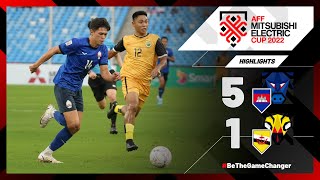 Cambodia 5-1 Brunei DS (AFF Mitsubishi Electric Cup 2022: Group Stage)