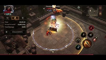 Diablo Immortal Crusader Dps Build | 2.6k reso | 935M :1min (Updated Damage)