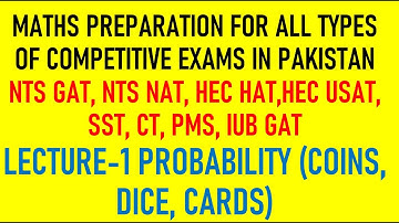 Basic Maths for  test preparation-  Lecture-1 Probability