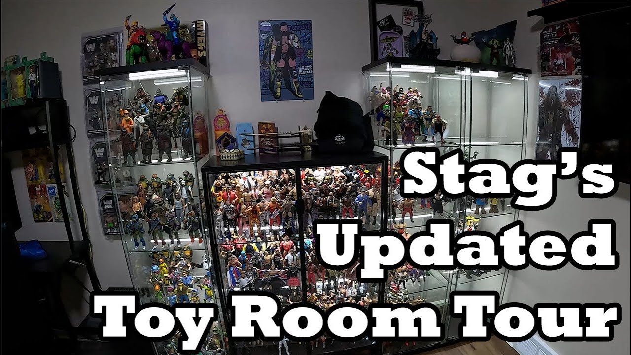 Stag's Epic Toy Room Tour!!! Action Figures, Wrestling Figs & Collector’s Setup.