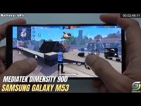 Samsung Galaxy M53 test game Free Fire Mobile