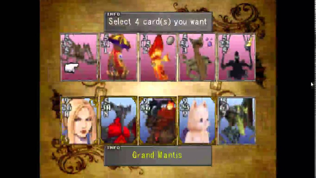 FF8 Triple Triad [TRADING RULE TRANSFER]