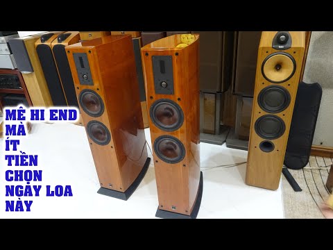nổi da gà với loa hi end giá ai chơi cũng được DALI HELICON 400 màng gỗ,siêu treble ribbon