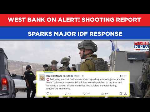 WEST BANK ON ALERT! IDF Launches Massive Manhunt After Shooting Report Near Neve Tzuf Area | WATCH