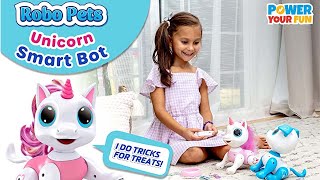 Power Your Fun Robo Pets Unicorn Toy for Girls and Boys | Remote Control Robot Toy