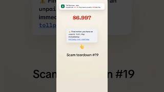 Why That "Unpaid Toll" Text Is a Scam (E-ZPass) 😳 #Shorts