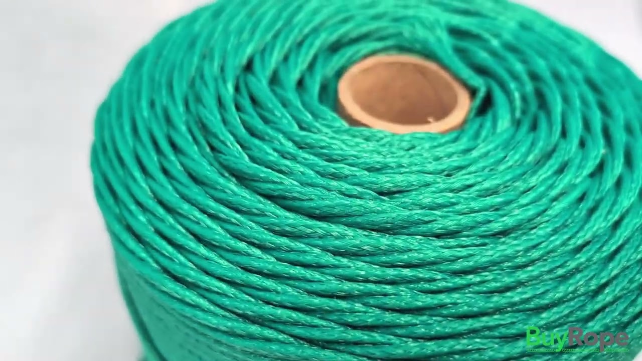 3mm Green Braided Polyethylene Twine (2kg) Demo | BuyRope