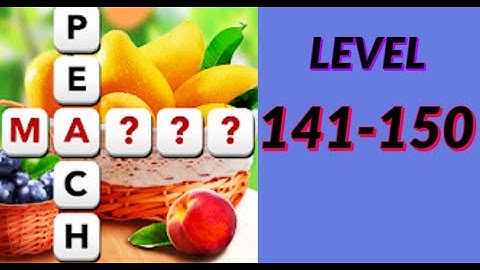 Word Cross Pics level 141 150 answers