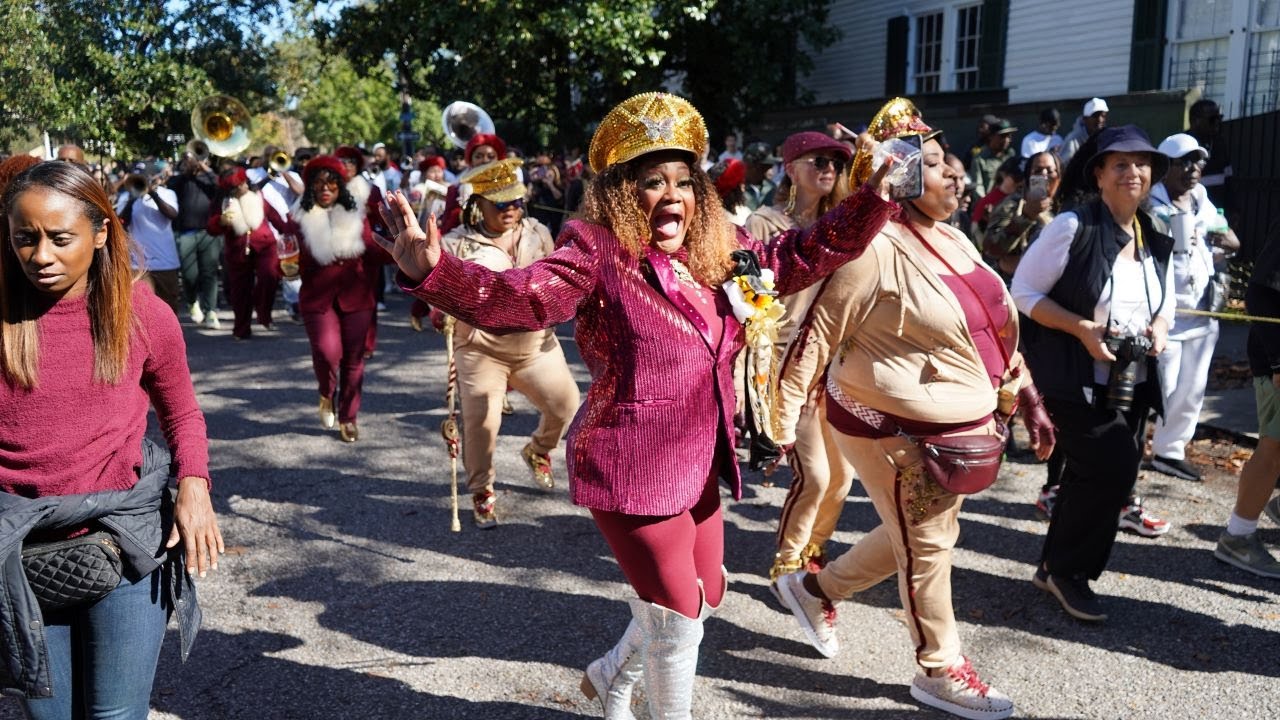 New Orleans Second Line | Lady Rollers | 2024 | Stomp This Earth