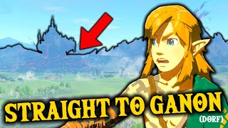 Going Straight to Ganon in Tears of the Kingdom (4 Hearts and Bad Gear)