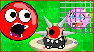 НОВАЯ ИГРА про красный шарик и розовый мяч Смотреть ИГРУ как МУЛЬТИК - Red Ball