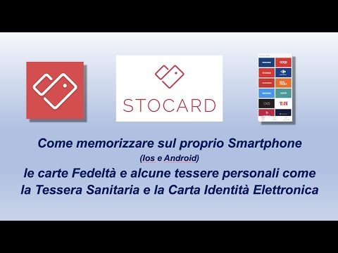 Tutorial utilizzo App Stocard su Smartphone