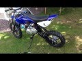 Dirtbike 90cc elstart. Går ojämnt