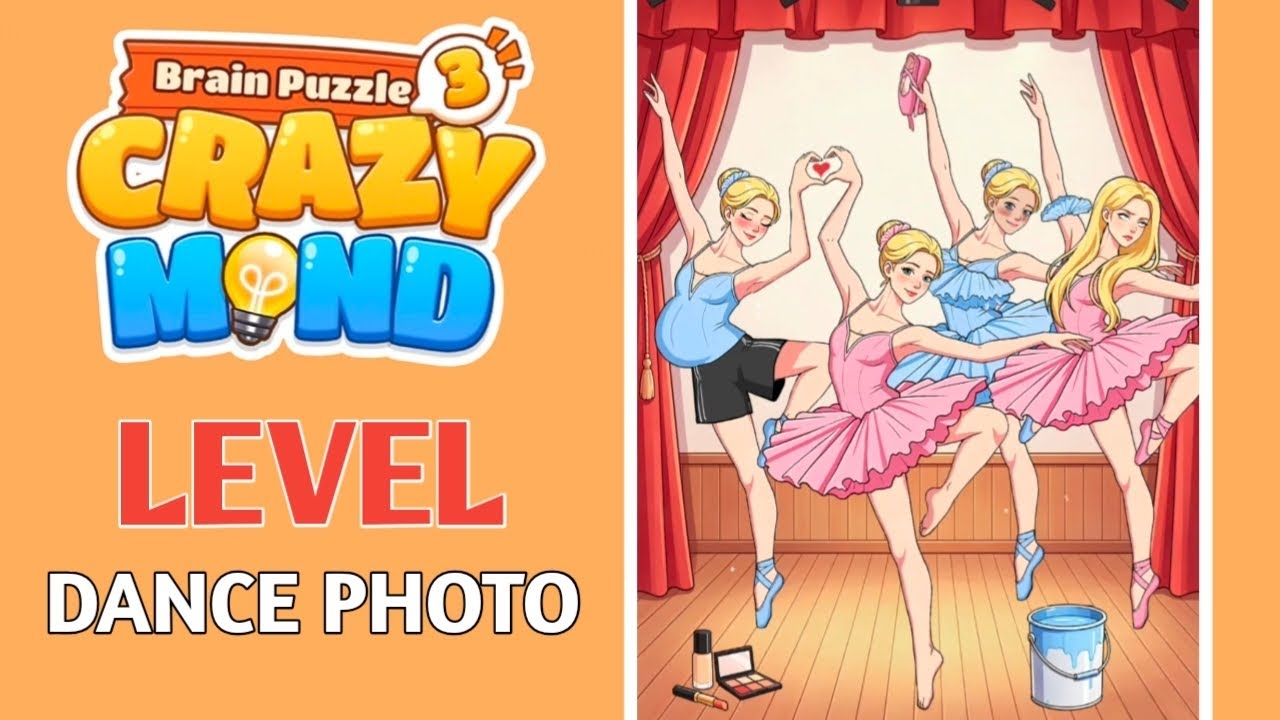 Brain Puzzle 3 Crazy Mind Level 110 – Dance Photo Walkthrough