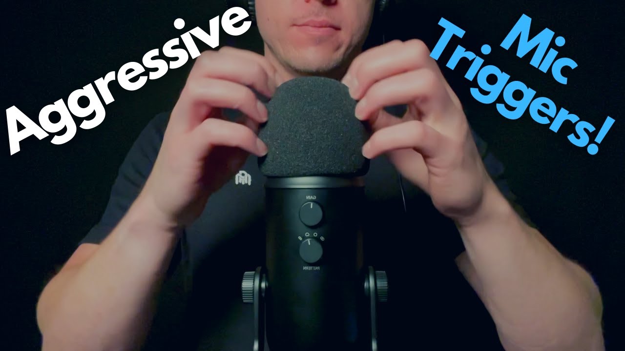 ASMR | Fast and Aggressive Mic Scratching (no talking) - YouTube