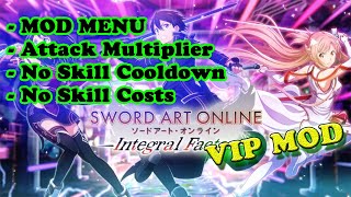 SAO Integral Factor MMORPG EN + JP MOD Menu APK | Attack Multiplier & Unlimited Skills | screenshot 2