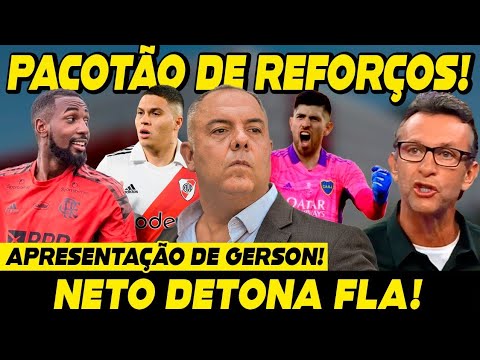 MERCADO SUL-AMERICANO E REFORÇOS NO FLA! REUNIÕES NA ARGENTINA! NETO DETONA FLAMENGO ... - YouTube