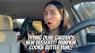 Trying Olive Gardens New Dessert? Pumpkin Cookie Butter Yum