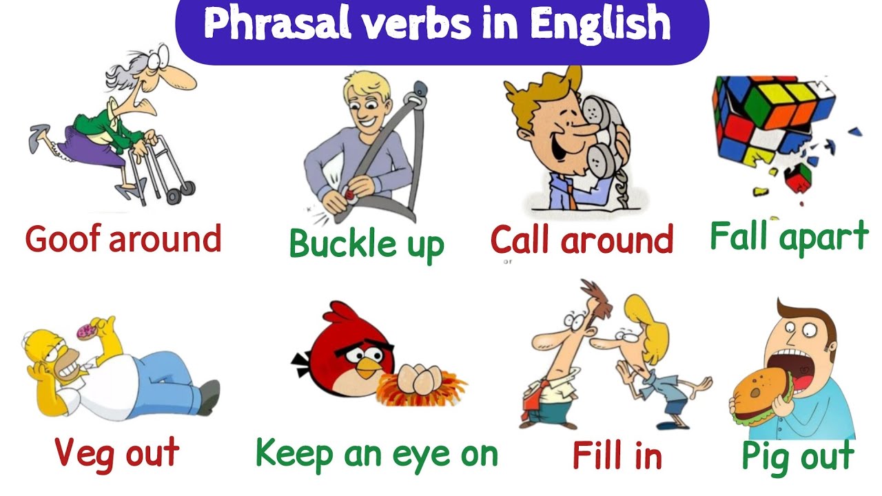 Phrasal verbs for daily life | Improve your speaking skills - YouTube