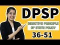 Directive Principles Of State Policy | DPSP | Article 36-51 | Indian Constitution