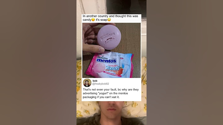 Yogurt mentos that aren't even edible
