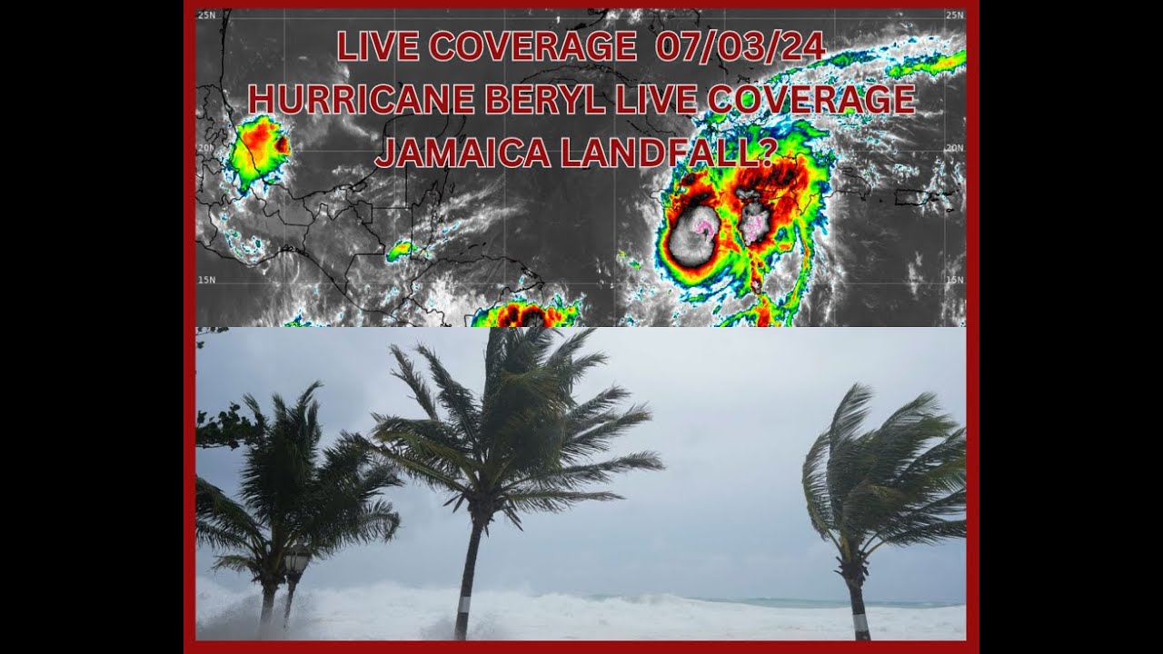 LIVE COVERAGE 07/08/24 WATCHING BERYL'S TROPICAL TORNADO THREAT - YouTube