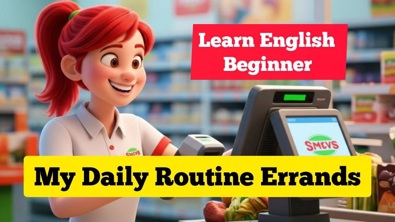 My Daily Routine Errands | Learning English on the Go | American Life 🇺🇸